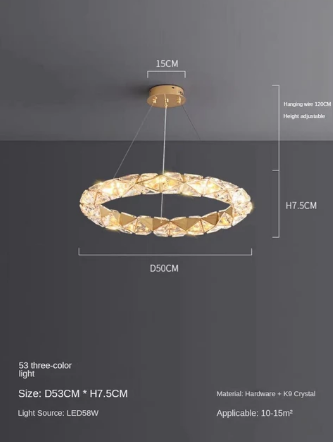 Greatest Gratian Round Chandelier