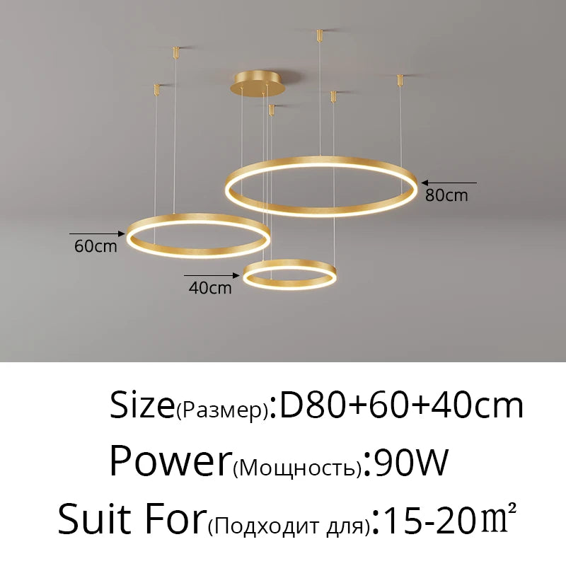 Size 40cm Aryana Chandelier