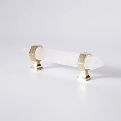 Buy White Nizag Crystal Knob & Pull Bar