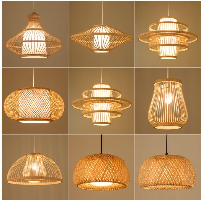 Oasis Rattan Pendant Light Collection For HOme