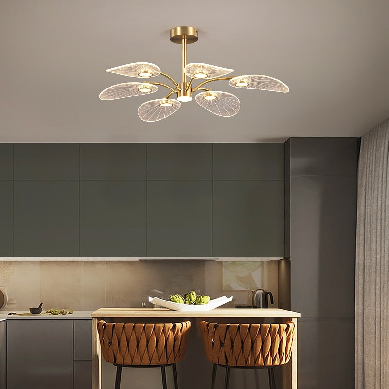 Minimalist Rotasu Chandelier