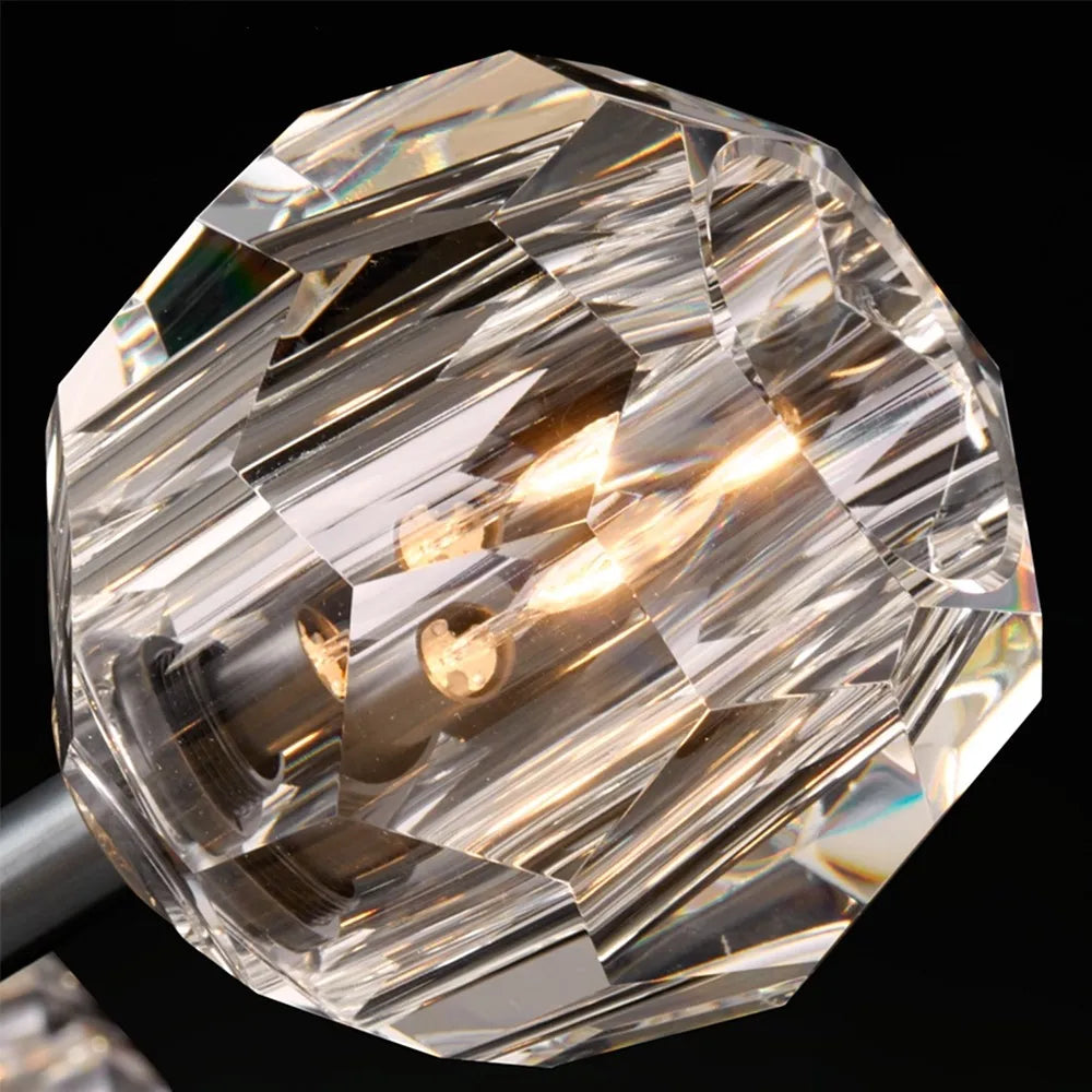 Luxury Kurst 5 Linear Glass Chandelier