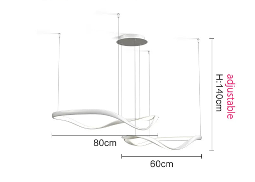 Minimalist Aaliyah Chandelier