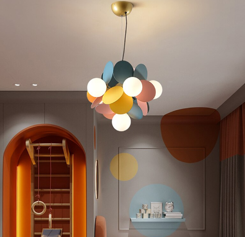 Minimalist Opal Chandelier