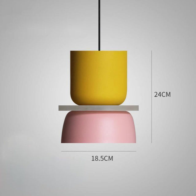  Modern Macaron Pendant light Size