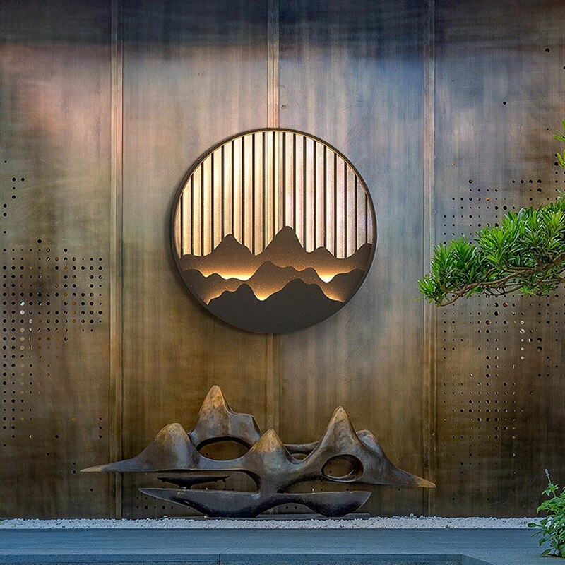 Elegant Alpine Outdoor Wall Lamp