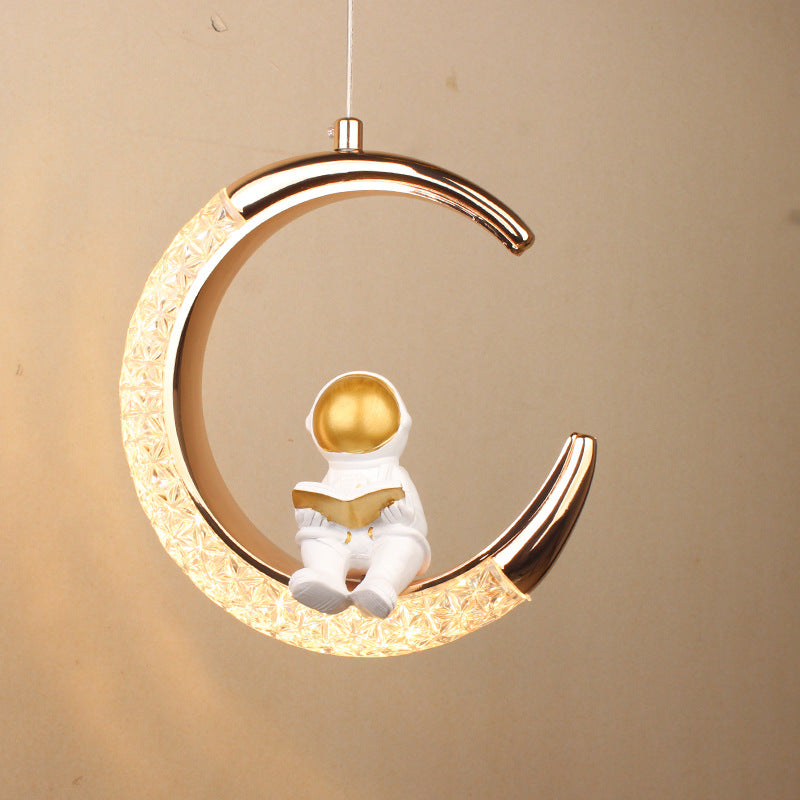 Elegant Crescent Pendant Light