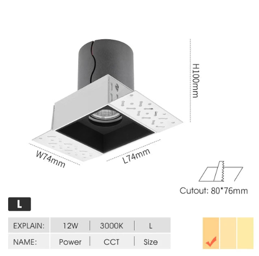 Outstanding Meira Trimless LED Downlight