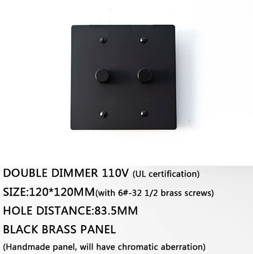 Outstanding Whole Black Brass Panel Plate