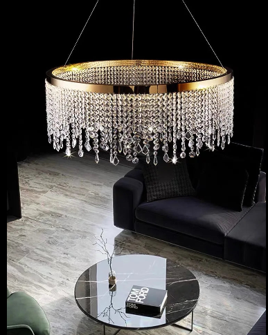 Rexana round crystal chandelier For   Room