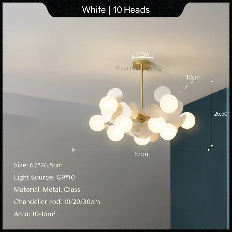 Buy Size 10 Head Opal Chandelier - Open Box