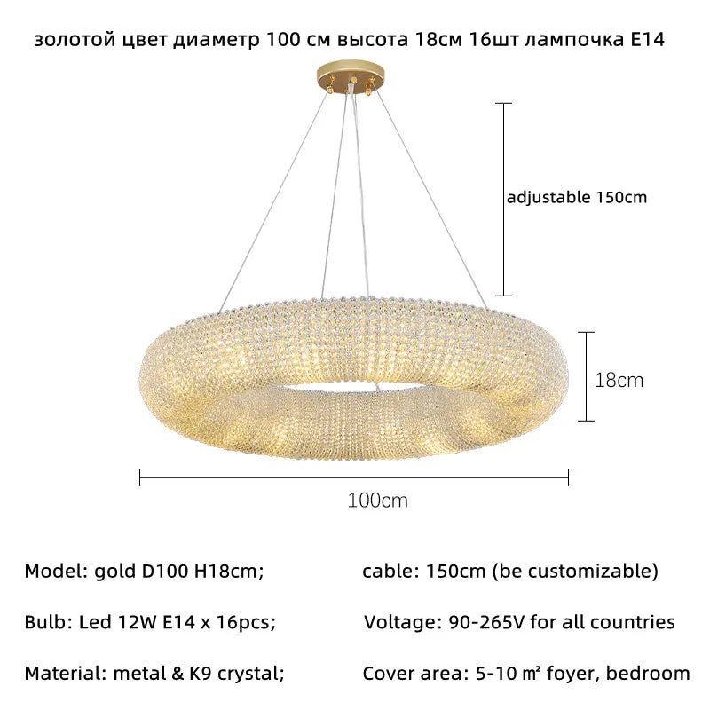 Buy Size 100cm Baros Chandelier