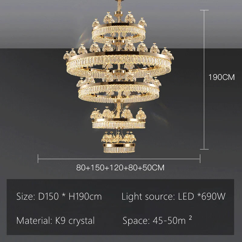 Amazing Adipa Round Chandelier