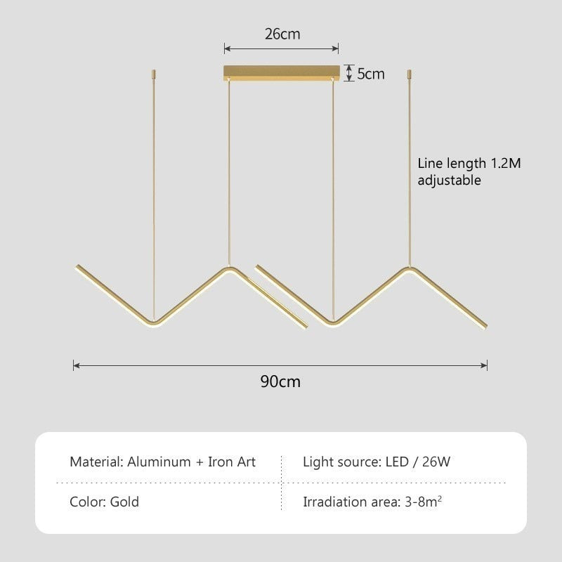 Buy Serena Pendent Light Size Chart