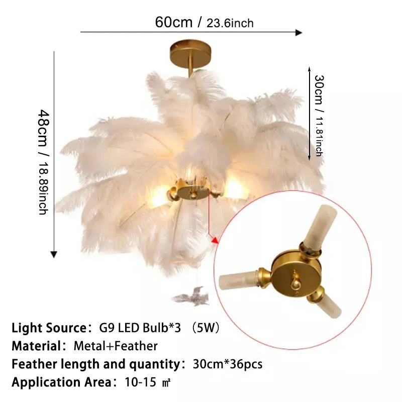 Buy Plume Chandelier Size Chart