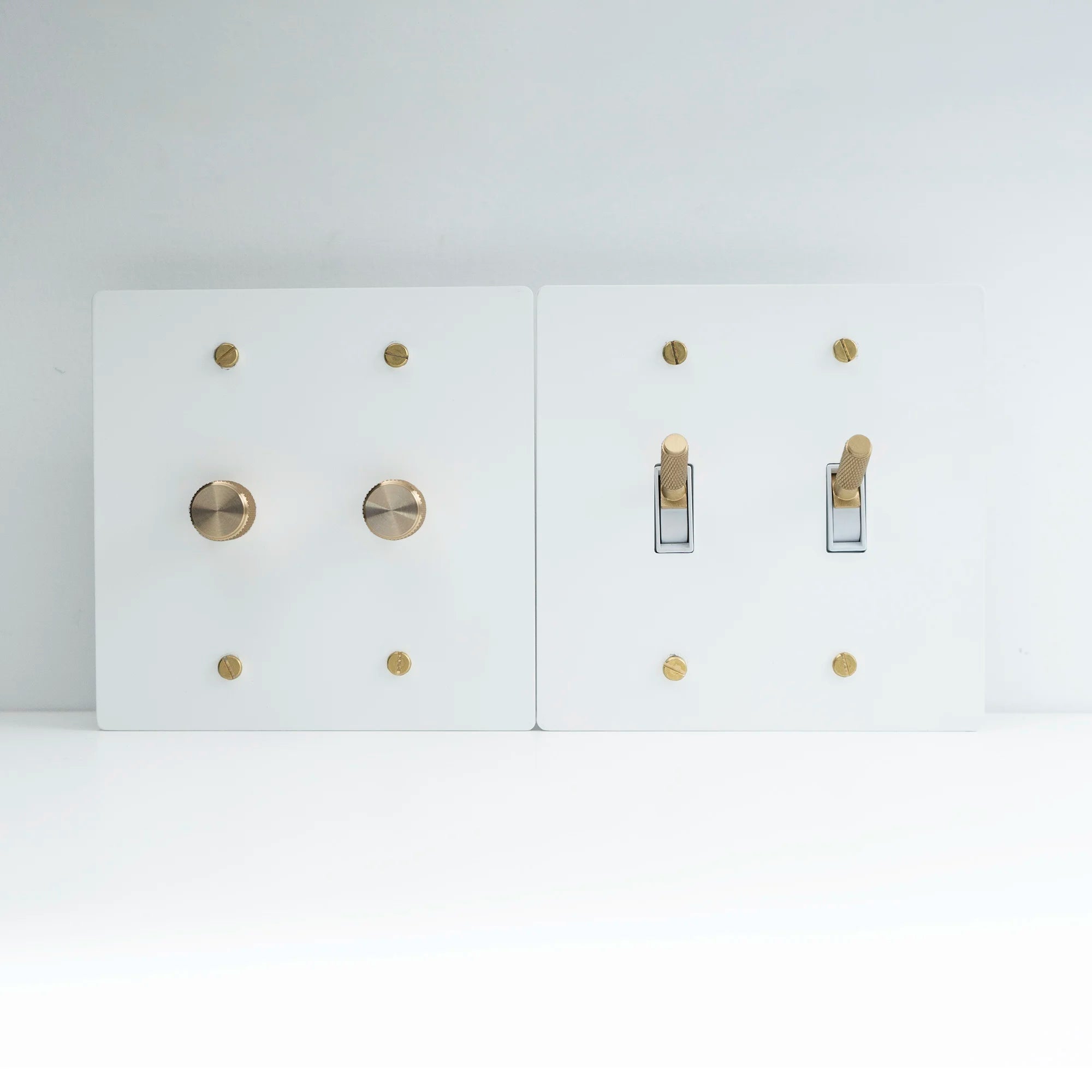 Buy White-W Brass Panel Switch