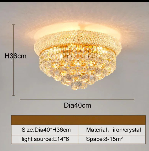 Saqf ceiling light Size