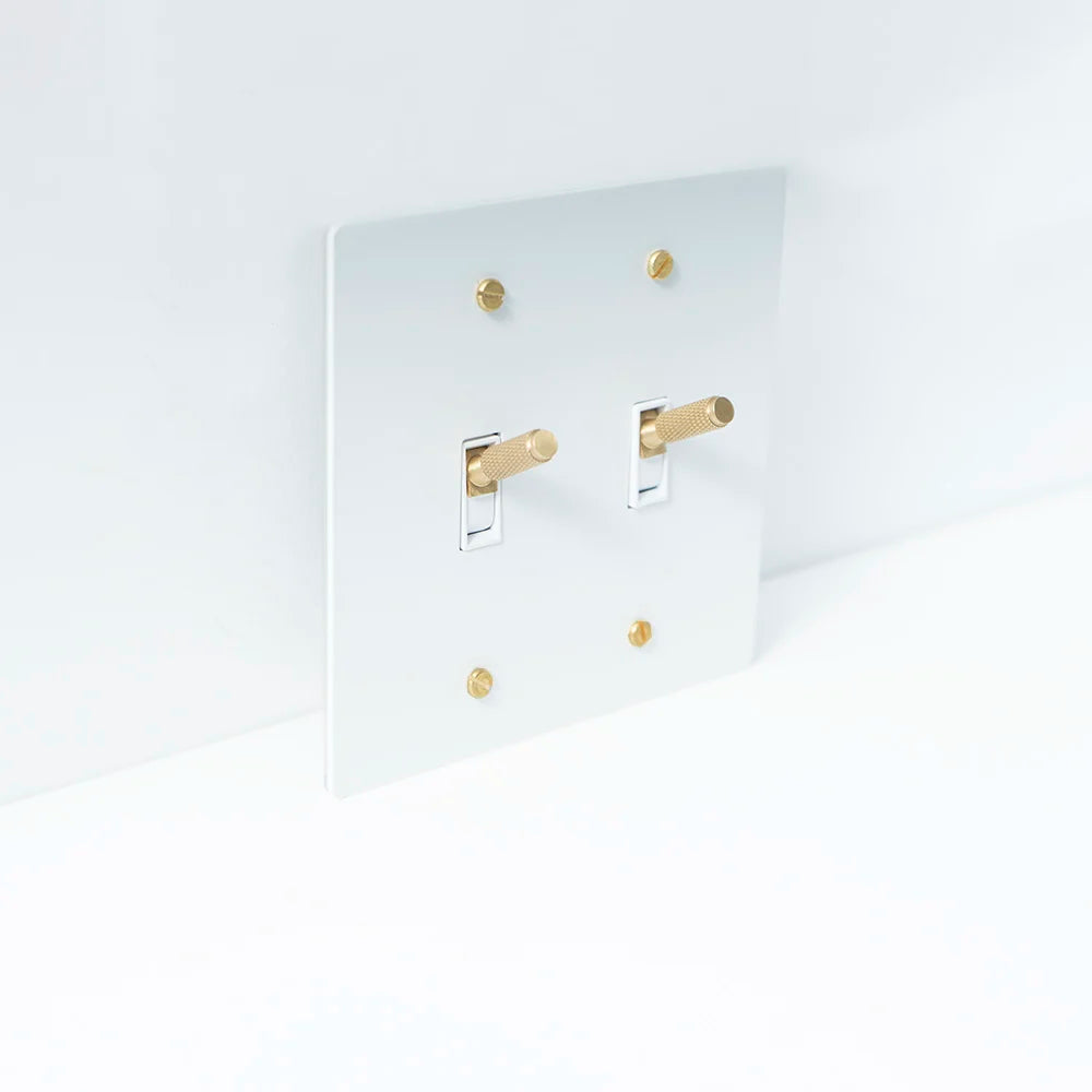 Buy White-W Brass Panel Switch