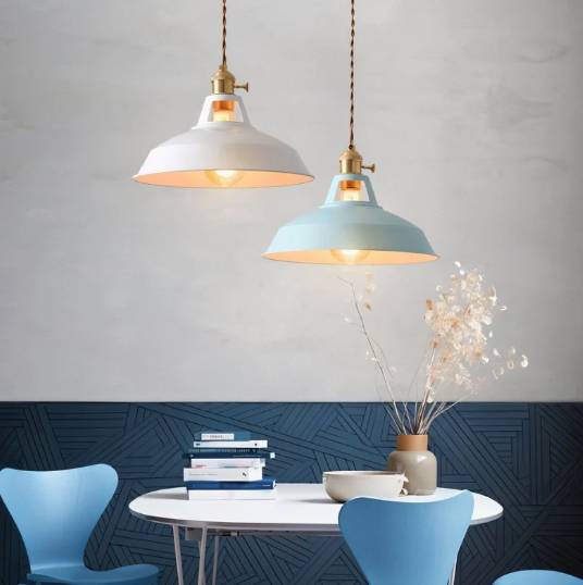 Awesome Color Block Shade Pendant Light