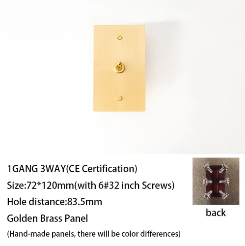 Buy Gloden Brass Toggle Switch