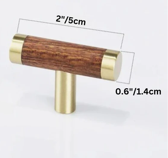 Size 5cm Leba Knob & Pull Bar