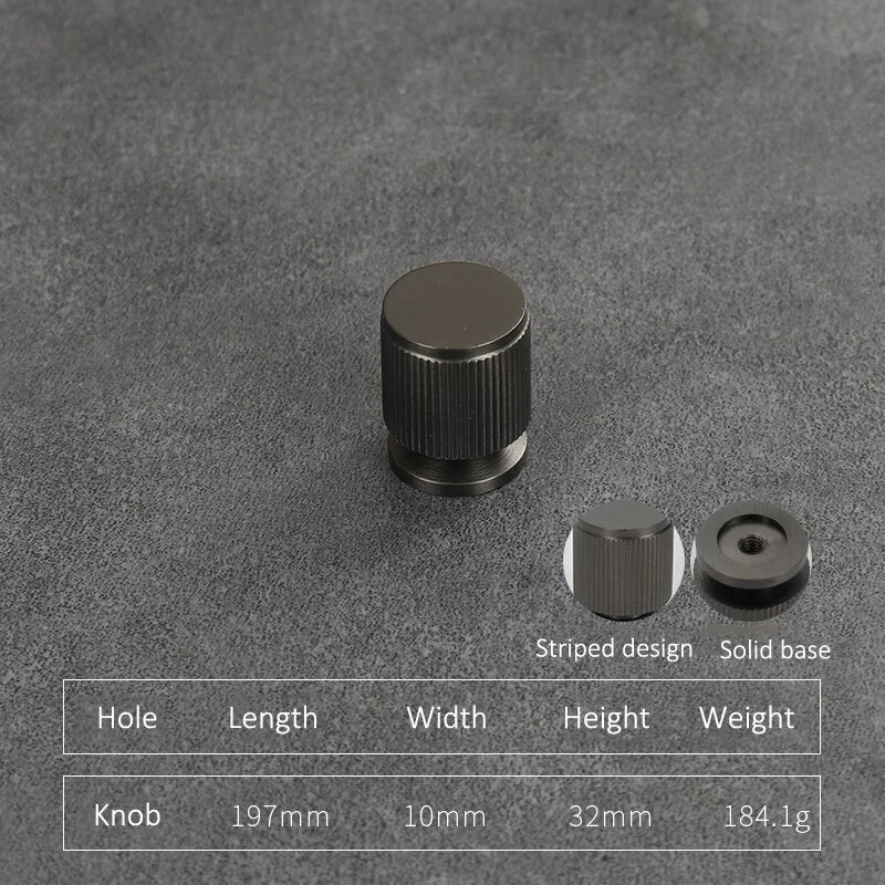 Buy Black Size 32mm Cepo Knob & Pull Bar