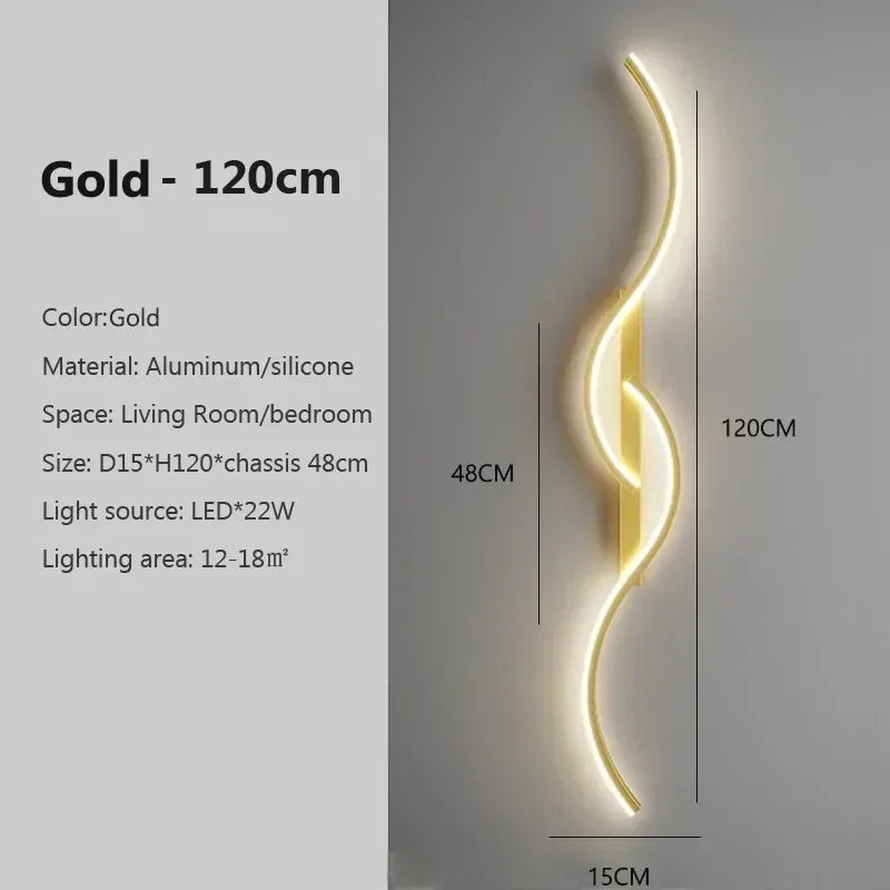 Size 120cm Denisse Wall Lamp