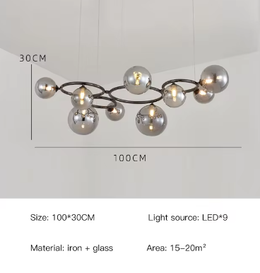 Size_100cm_Lucienne_Chandelier