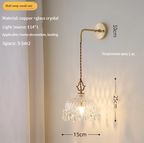 Special Alshamal Glass Wall Light