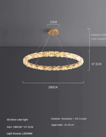 Special Gratian Round Chandelier