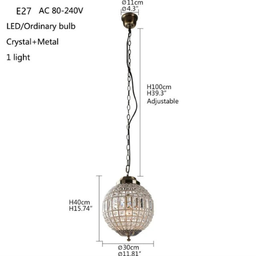 Special Mahkama Crystal Chandelier