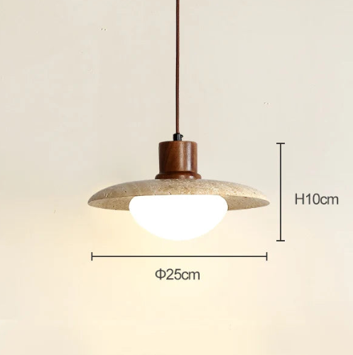 Special Travertine Pendant Light