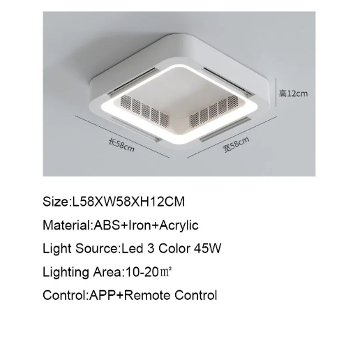 Special Zaki Smart Ceiling Light_Fan