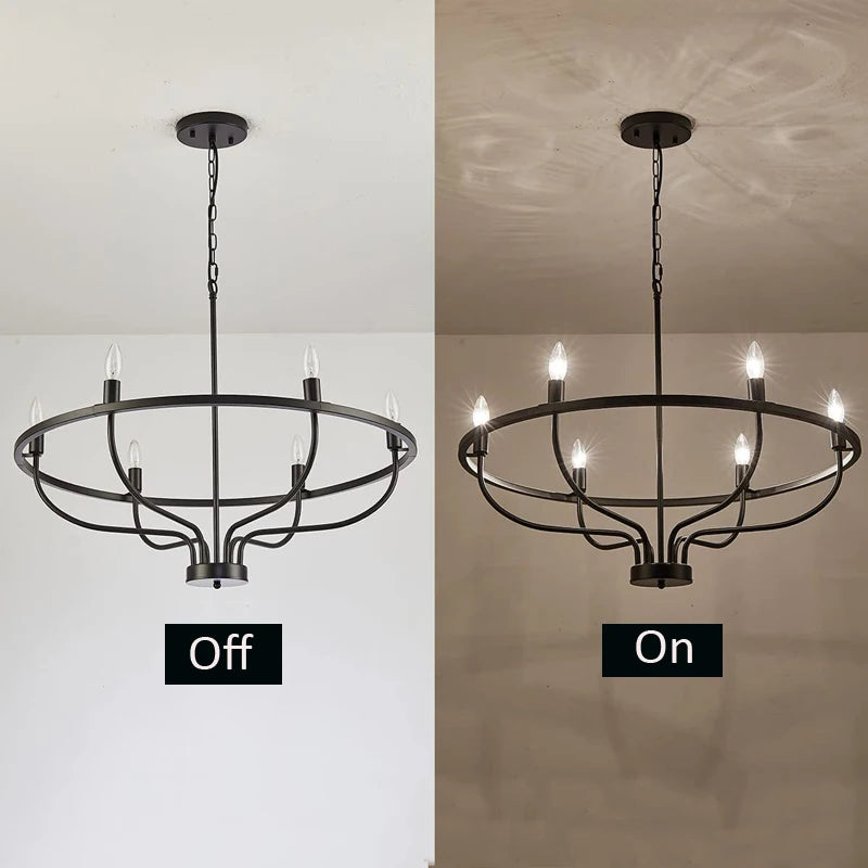 Stylish  Basit Metal Chandelier