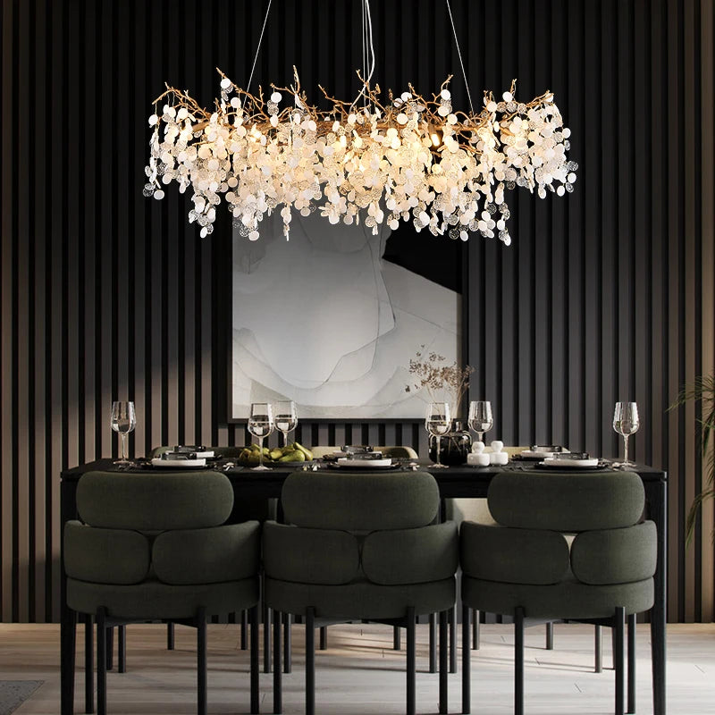 Stylish Opus Tree Branch Round Chandelier