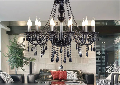 Unique Brigitte Chandelier-Black