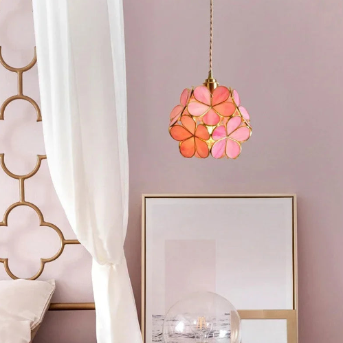 Unique Camellia Pendant Light