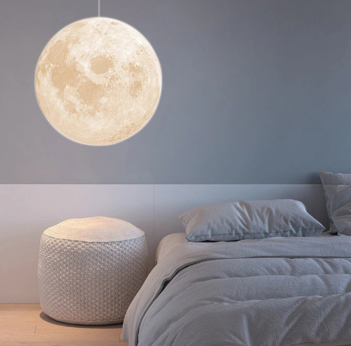 Unique Lunar Pendant Light