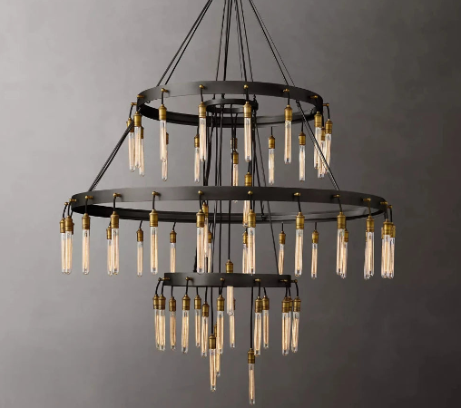 UniqueSidero3-TierRoundChandelier