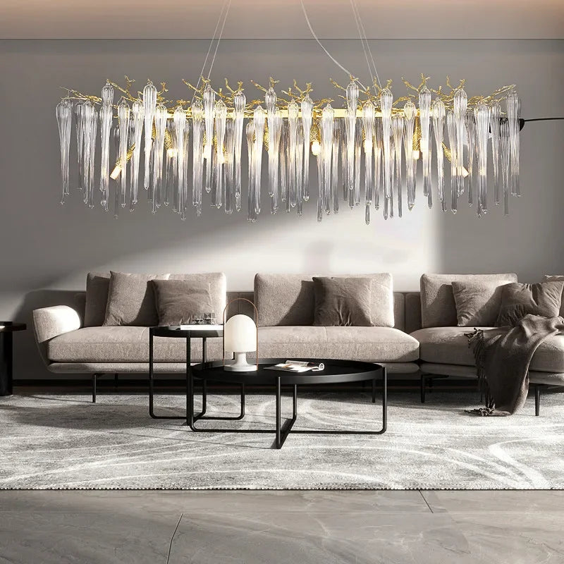 Unique_Glere_Round_Chandelier