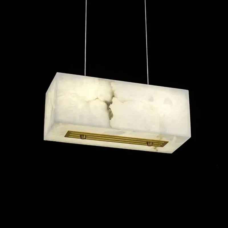 Unique Nekhen Alabaster Chandelier Light