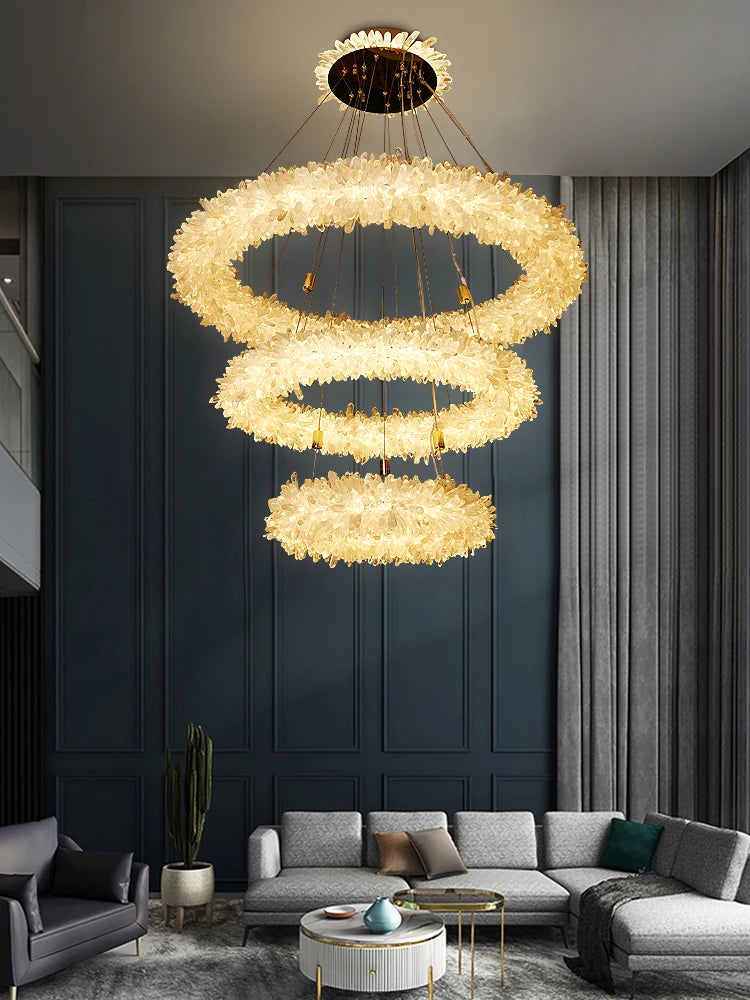 Unique Surya Round Chandelier