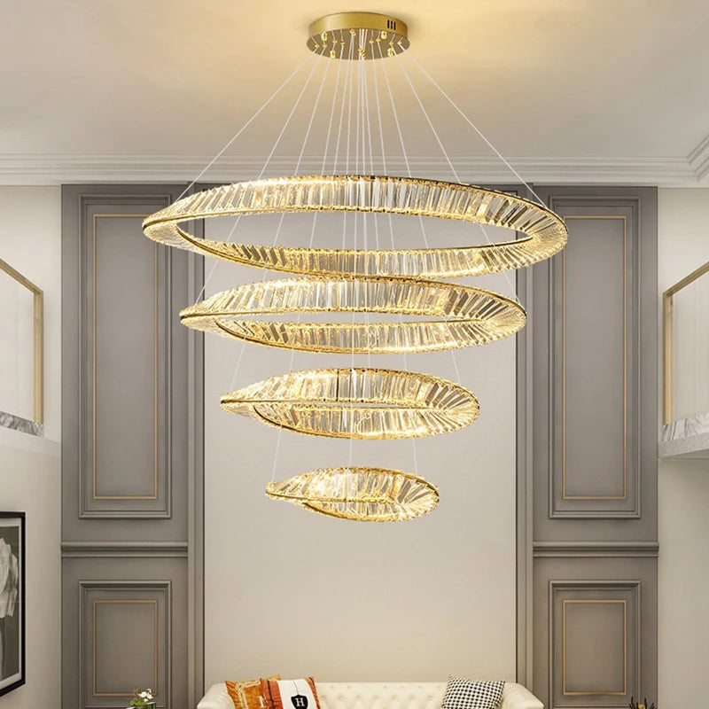 Unique Tiwa 4-Tier Chandelier