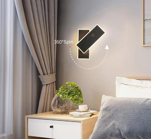 Unique buff wall lamp