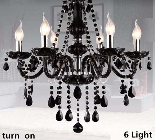 Wonderful Brigitte Chandelier-Black