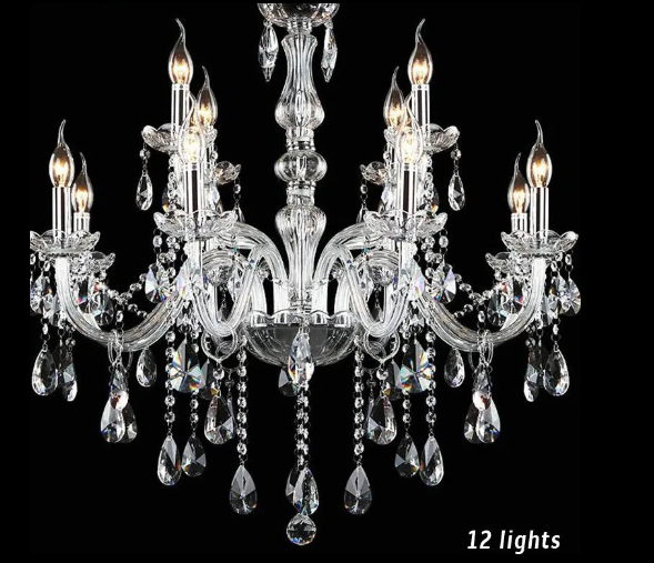 Wonderful Brigitte Chandelier-Clear