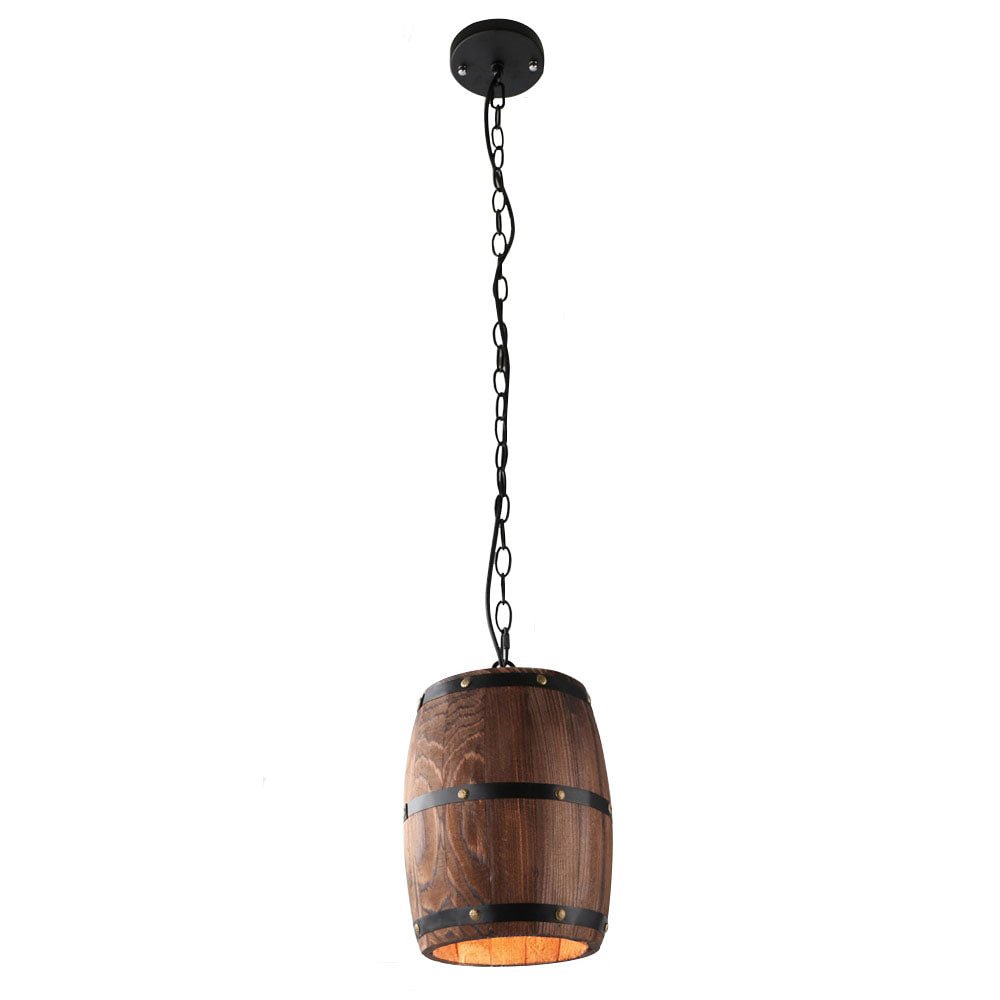 Decorative Barrel Pendant Light