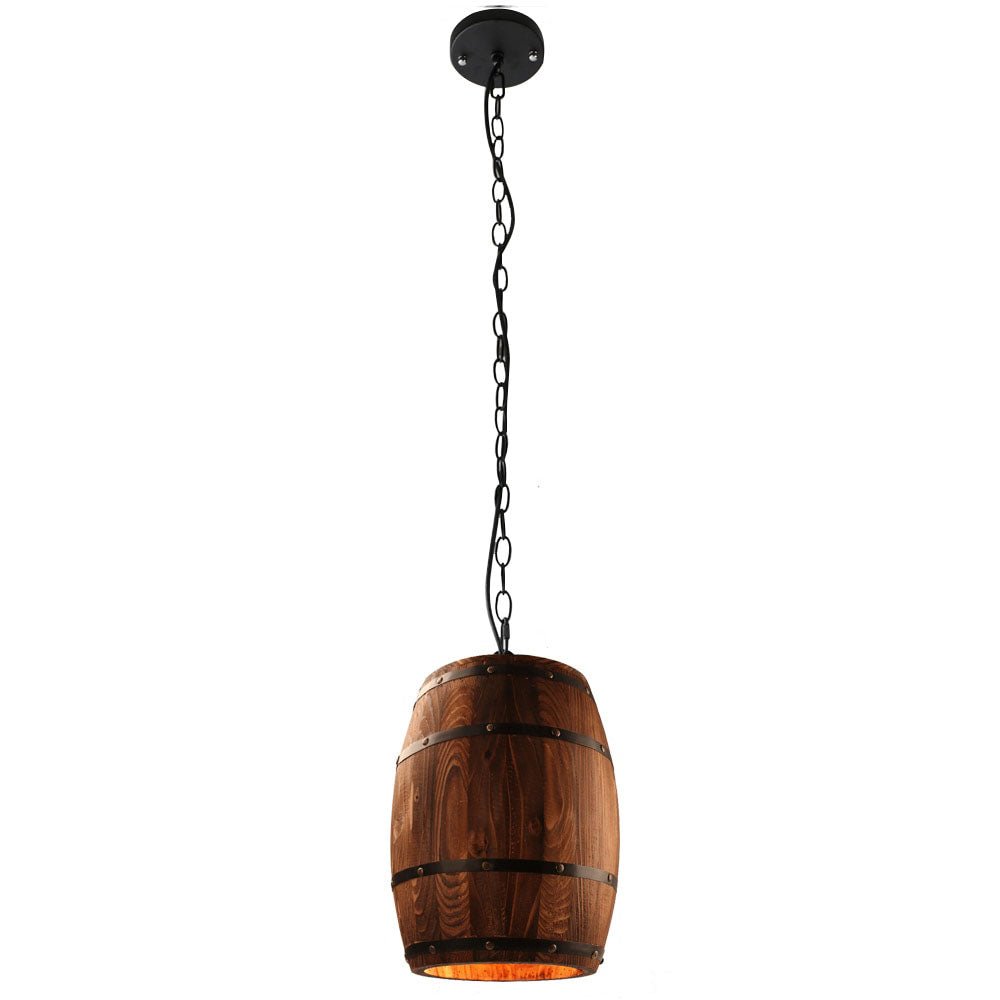 Minimalist Barrel Pendant Light