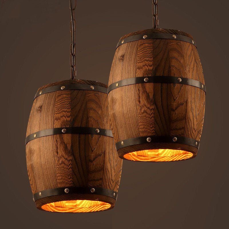 Stylish Barrel Pendant Light