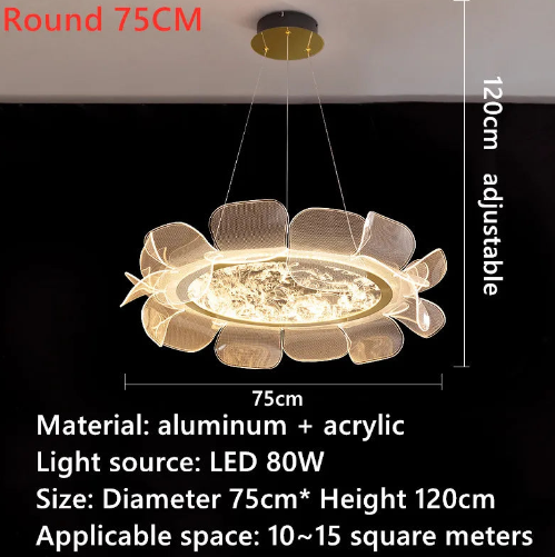 luxury Coty Oval Chandelier